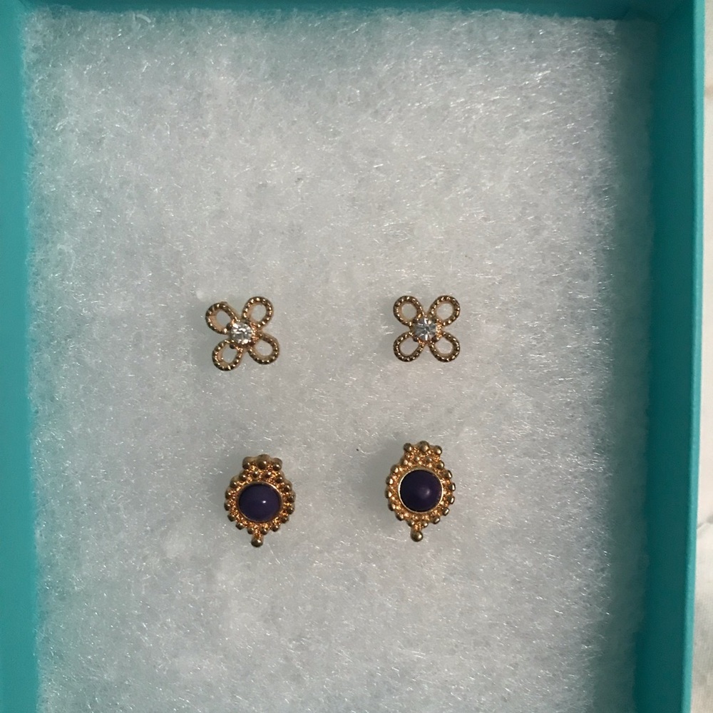 Gold Earring Set